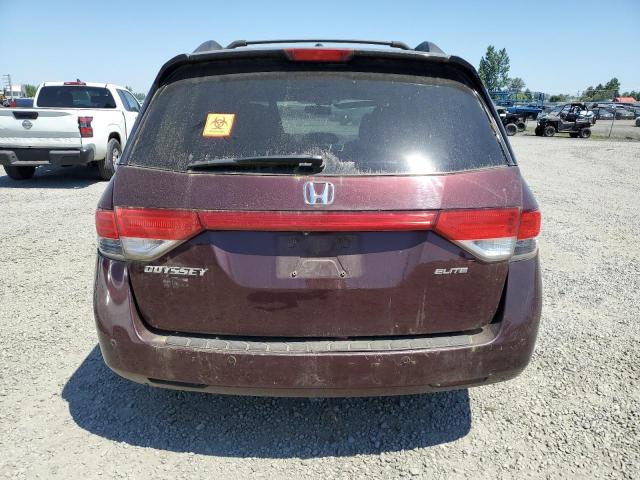 5FNRL5H92EB041060 - 2014 HONDA ODYSSEY TOURING BURGUNDY photo 6
