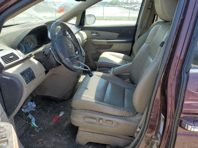5FNRL5H92EB041060 - 2014 HONDA ODYSSEY TOURING BURGUNDY photo 7