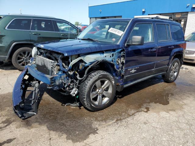 1C4NJRFB1DD281496 - 2013 JEEP PATRIOT LATITUDE BLUE photo 1