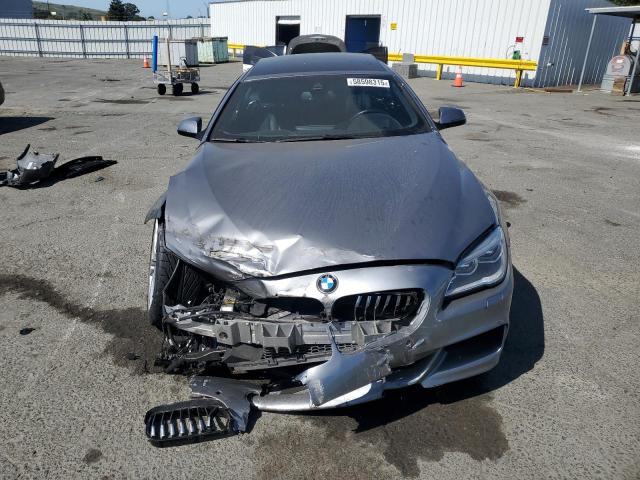 WBA6D0C57GG432315 - 2016 BMW 640 I GRAN COUPE GRAY photo 5