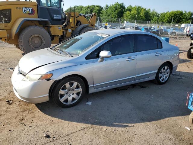 2HGFA16597H307139 - 2007 HONDA CIVIC LX SILVER photo 1