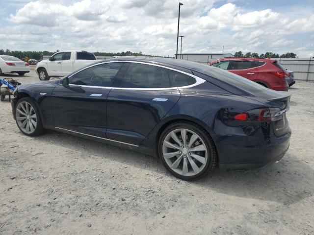 5YJSA1DP3DFP07670 - 2013 TESLA MODEL S 蓝色 照片 2