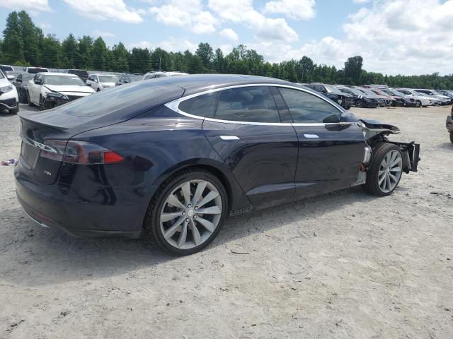 5YJSA1DP3DFP07670 - 2013 TESLA MODEL S 蓝色 照片 3