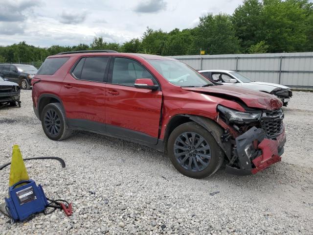 1GNERJKW0NJ155126 - 2022 CHEVROLET TRAVERSE RS RED photo 4