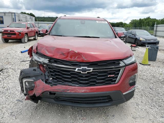 1GNERJKW0NJ155126 - 2022 CHEVROLET TRAVERSE RS RED photo 5