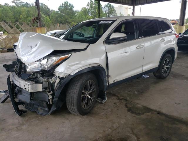 5TDZZRFH9KS313126 - 2019 TOYOTA HIGHLANDER LE WHITE photo 1