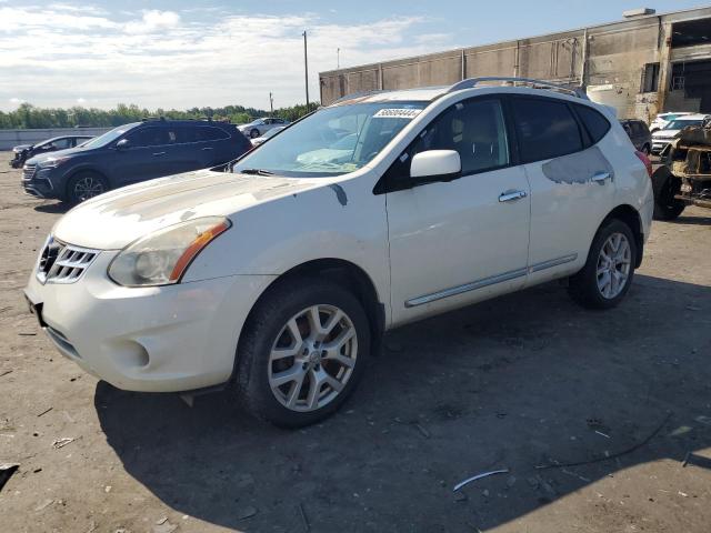 JN8AS5MV1DW656460 - 2013 NISSAN ROGUE S WHITE photo 1