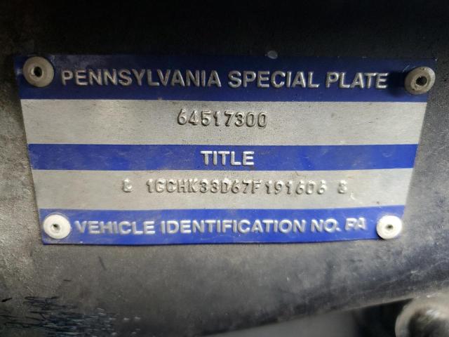 1GCHK33D67F191606 - 2007 CHEVROLET 3500 K3500 BLUE photo 13