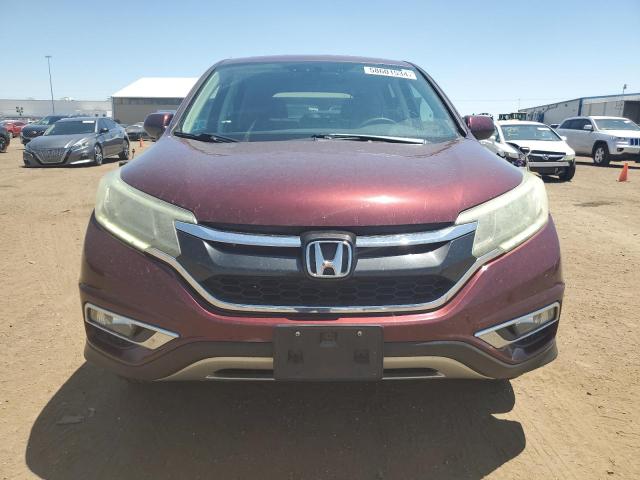 2HKRM4H54FH625256 - 2015 HONDA CR-V EX BURGUNDY photo 5