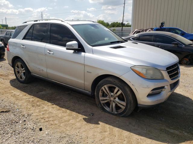 4JGDA5HB8CA008701 - 2012 MERCEDES-BENZ ML 350 4MATIC SILVER photo 4