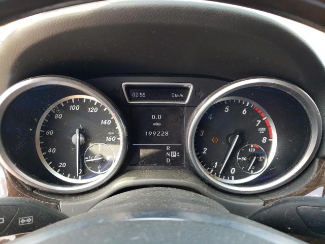 4JGDA5HB8CA008701 - 2012 MERCEDES-BENZ ML 350 4MATIC SILVER photo 9