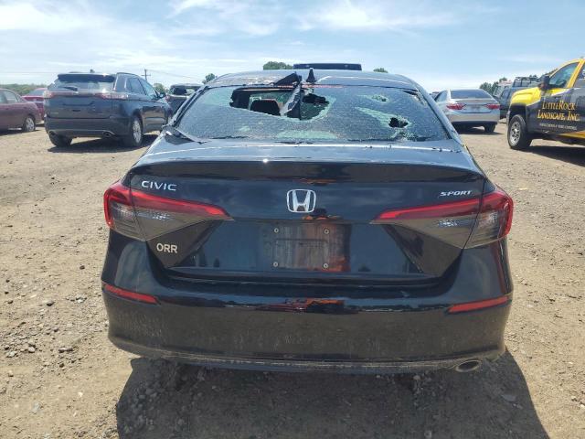 2HGFE2F52NH552713 - 2022 HONDA CIVIC SPORT შავი ფოტო 6