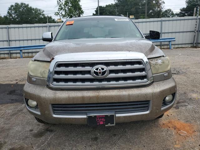 5TDKY5G18AS025949 - 2010 TOYOTA SEQUOIA LIMITED SILVER photo 5