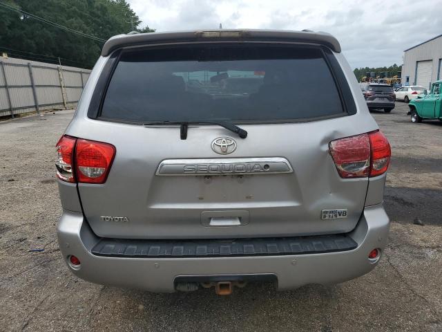 5TDKY5G18AS025949 - 2010 TOYOTA SEQUOIA LIMITED SILVER photo 6