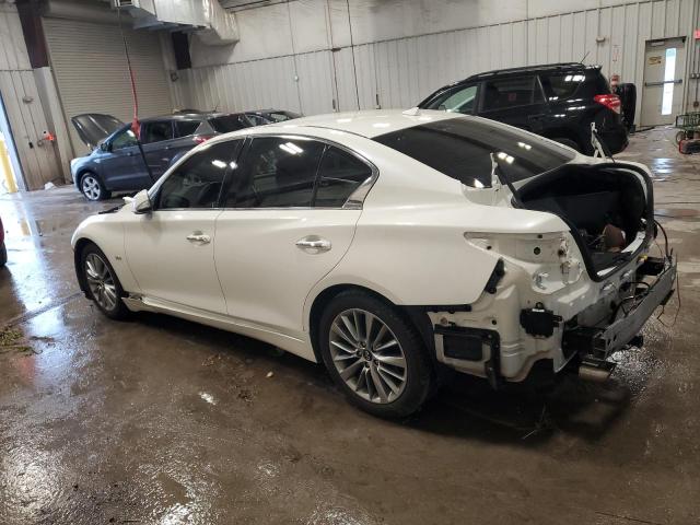 JN1EV7AR0JM438883 - 2018 INFINITI Q50 LUXE WHITE photo 2