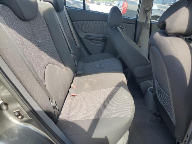 KNADH4A32A6634576 - 2010 KIA RIO LX GRAY photo 10