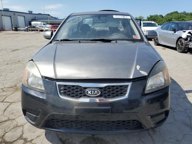 KNADH4A32A6634576 - 2010 KIA RIO LX GRAY photo 5