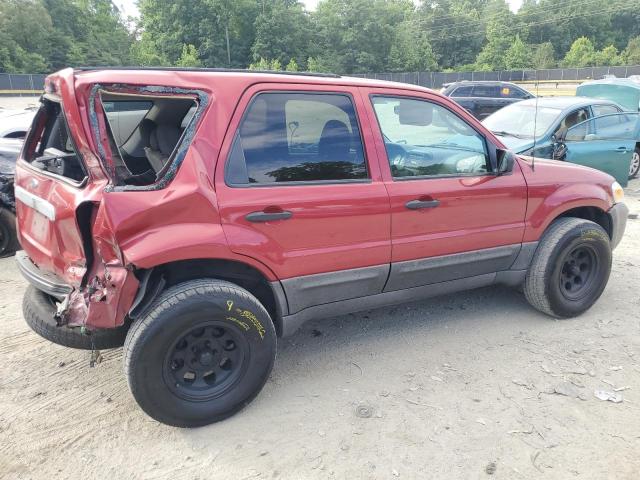 1FMYU02Z55KC71419 - 2005 FORD ESCAPE XLS RED photo 3