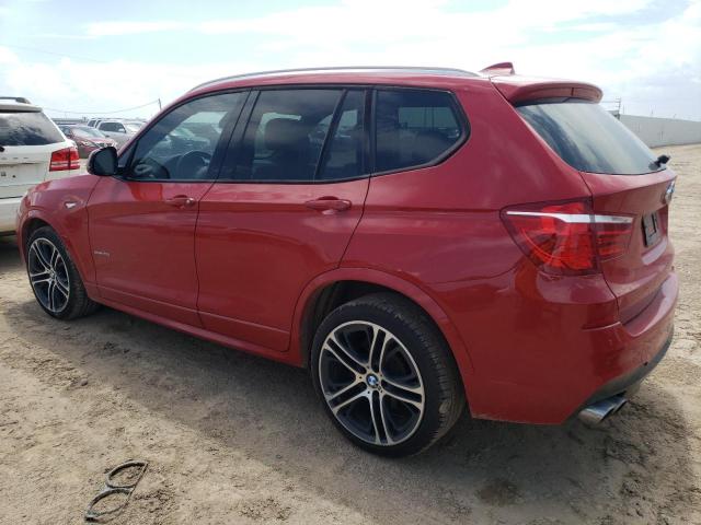5UXWX7C55F0K33109 - 2015 BMW X3 XDRIVE35I RED photo 2
