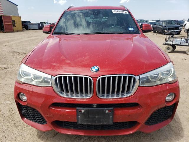 5UXWX7C55F0K33109 - 2015 BMW X3 XDRIVE35I RED photo 5