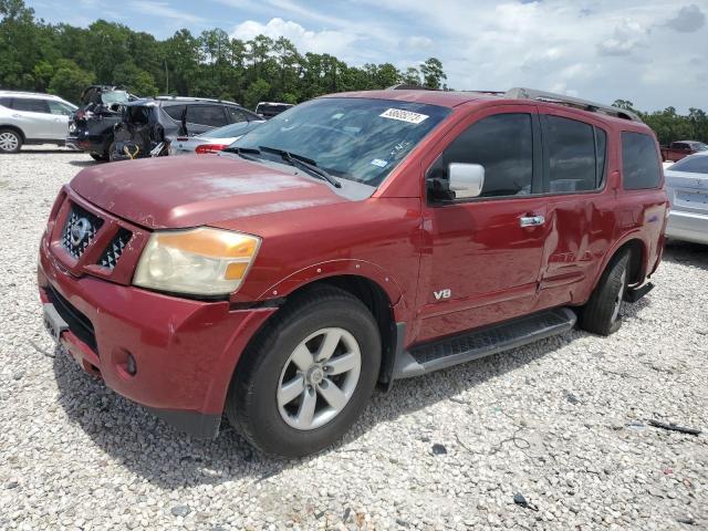 5N1BA08D48N604075 - 2008 NISSAN ARMADA SE BURGUNDY photo 1