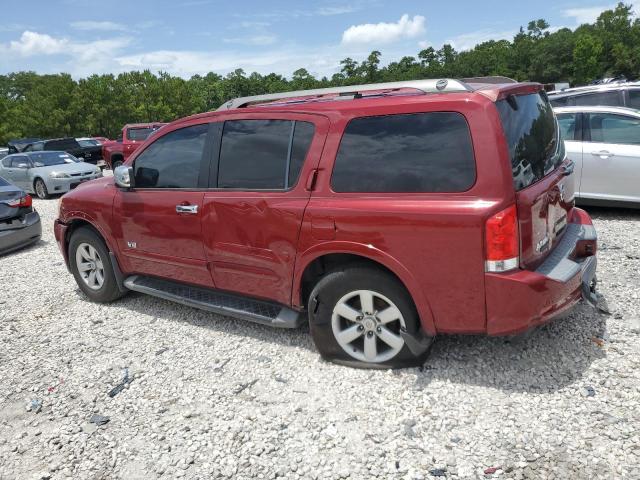 5N1BA08D48N604075 - 2008 NISSAN ARMADA SE BURGUNDY photo 2