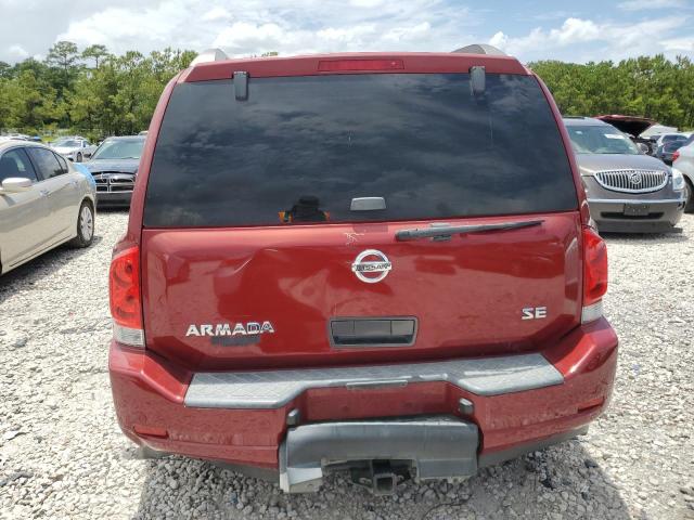 5N1BA08D48N604075 - 2008 NISSAN ARMADA SE BURGUNDY photo 6