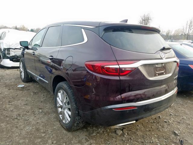 5GAEVBKW9KJ110919 - 2019 BUICK ENCLAVE PREMIUM BURGUNDY photo 3