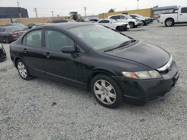 19XFA1F56AE045808 - 2010 HONDA CIVIC LX BLACK photo 4