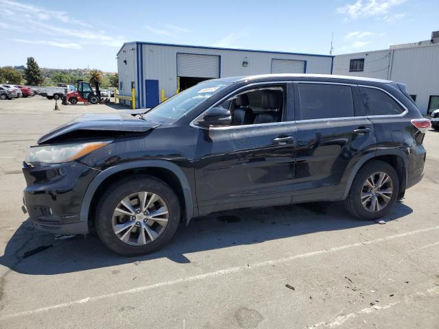 5TDJKRFH2FS130321 - 2015 TOYOTA HIGHLANDER XLE BLACK photo 1