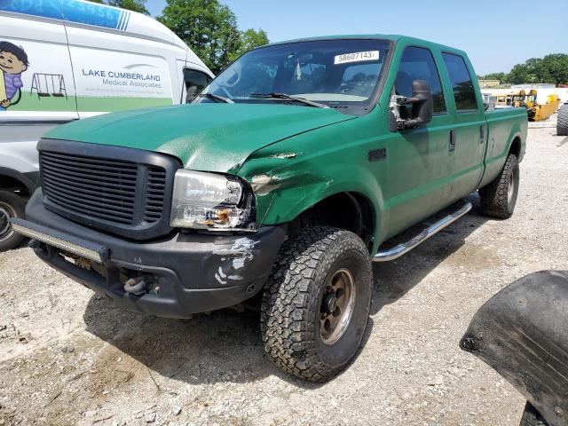 1FTSW31F2XED65045 - 1999 FORD F350 SRW SUPER DUTY GREEN photo 1