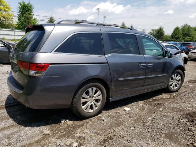 5FNRL5H68EB128354 - 2014 HONDA ODYSSEY EXL GRAY photo 3