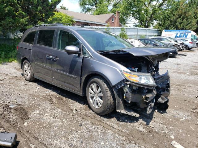 5FNRL5H68EB128354 - 2014 HONDA ODYSSEY EXL GRAY photo 4