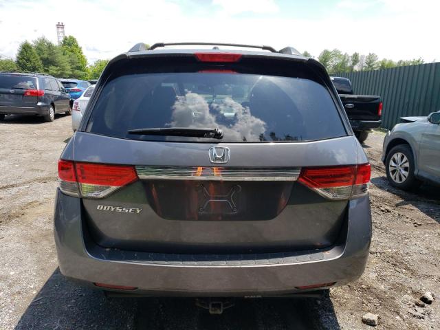 5FNRL5H68EB128354 - 2014 HONDA ODYSSEY EXL GRAY photo 6