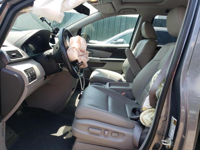 5FNRL5H68EB128354 - 2014 HONDA ODYSSEY EXL GRAY photo 7