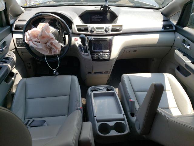 5FNRL5H68EB128354 - 2014 HONDA ODYSSEY EXL GRAY photo 8