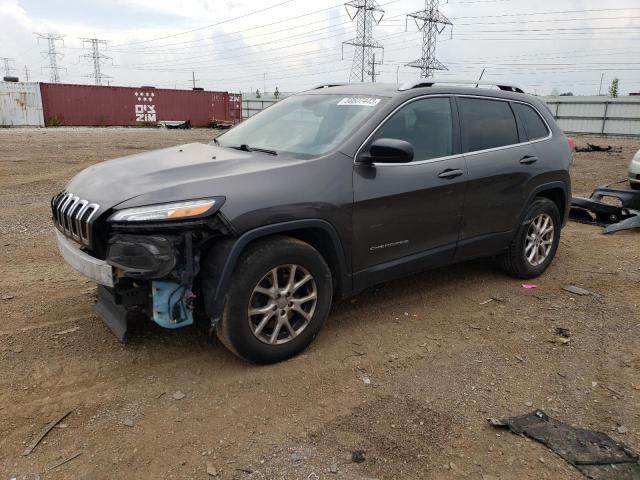 1C4PJMCSXEW146569 - 2014 JEEP CHEROKEE LATITUDE BLACK photo 1