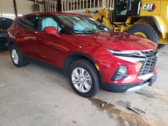 3GNKBBRA5MS576439 - 2021 CHEVROLET BLAZER 1LT RED photo 4