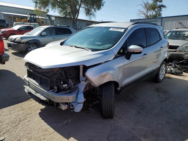 MAJ3P1TE3JC161308 - 2018 FORD ECOSPORT SE SILVER photo 1