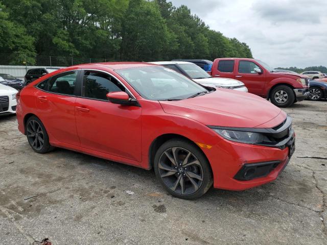 2HGFC2F88KH524538 - 2019 HONDA CIVIC SPORT 红色 照片 4