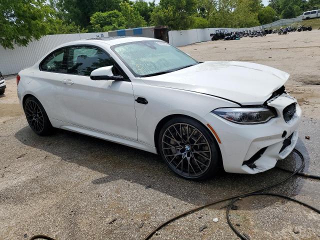 WBS2U7C55KVJ07735 - 2019 BMW M2 COMPETITION WHITE photo 4