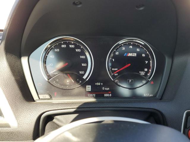 WBS2U7C55KVJ07735 - 2019 BMW M2 COMPETITION WHITE photo 9