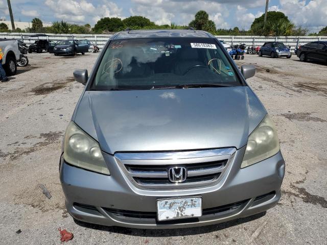 5FNRL38747B065415 - 2007 HONDA ODYSSEY EXL SILVER photo 5