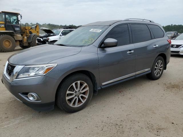 5N1AR2MN7FC660891 - 2015 NISSAN PATHFINDER S GRAY photo 1