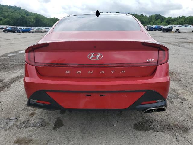 5NPEJ4J22NH137364 - 2022 HYUNDAI SONATA SEL PLUS RED photo 6