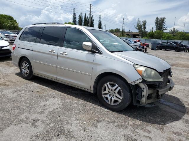 5FNRL387X7B044360 - 2007 HONDA ODYSSEY EXL SILVER photo 4