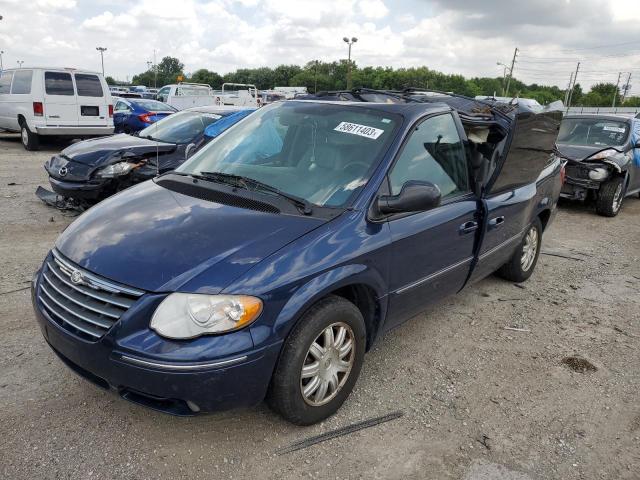 2C4GP54L65R147349 - 2005 CHRYSLER TOWN & COU TOURING Mavi foto 1