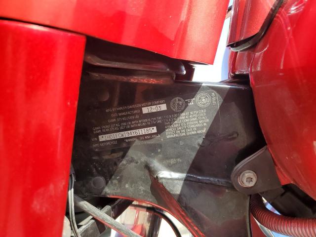 1HD1FCW194Y611185 - 2004 HARLEY-DAVIDSON FLHTCUI 红色 照片 9