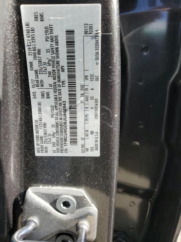 1FMCU9GD8JUA68843 - 2018 FORD ESCAPE SE GRAY photo 13