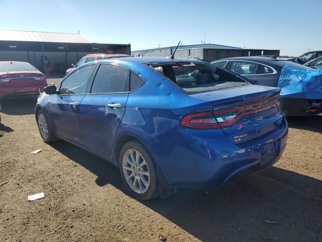 1C3CDFCB7ED695552 - 2014 DODGE DART LIMITED BLUE photo 2